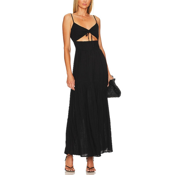 Lspace x Revolve 'Zuri' Black Viscose Dress Size M - Picture 1 of 6